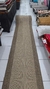 Tapete Passadeira por Metro Sislle 066 cm largura Tipo sisal Antiderrapante ps31 mescla palha de