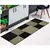 Tapete Passadeira Sislle 066x230 Tipo sisal Antiderrapante ps32 preto e palha