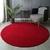 Tapete sala quarto Apolo redondo 150 vermelho - comprar online