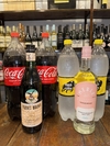 Fernet Branca 750 mas 2 Coca Cola 2,25 mas 1 Merle mas 2 Paso de los toros tónica
