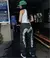 baggy jeans "skull" - Bieell Store