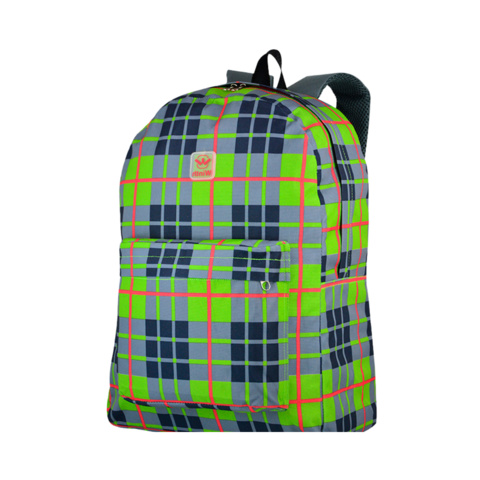 MOCHILA JUVENIL MASCULINA BASIC WINTH XADREZ 17,5'' - WINCY