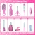 Kit Cuidados com o Bebê Rosa - 10 Peças na internet