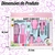 Kit Cuidados com o Bebê Rosa - 10 Peças - loja online