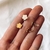 Aros pasantes doble flor AD