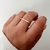Anillo cuadrado Plata 925
