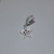 Dije charms estrella con cubic Plata 925