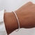 Pulsera cola de ratón, 4mm AB