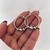 Aros argollitas con bolitas, 40 mm AQ