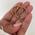 Argollas facetadas 30 mm en AD