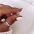 Cuff cuatro lineas, Plata 925