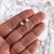 Aros perlas engarzadas, pasantes 4mm en plata 925