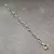 Pulsera con eslabones y bolitas, plata 925