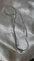 Cadena plana 4mm de 60 cm en AB