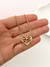 Collar con corazón calado AD