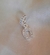 Charms herradura con cubic en plata 925