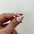 Aros mini flechas pasante, En Plata 925