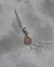 Dije sworosky redondo con cubic en plata 925