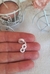 Charms infinito con cubic en Plata 925