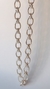 Cadena en Plata 925 eslabones ovalados 45 m
