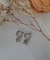 Argollas con colgante dije mariposas con strass, en AQ - comprar online
