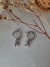 Argollas con dije colgante estrella, cierre italiano en AQ - comprar online