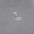 Dije Charms, ojo protector con cubic en plata 925