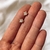 Aros pasantes mini estrella con strass en AD