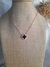 Collar trebol negro con strass - comprar online
