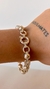 Pulsera eslabonada con bolitas cierre marinero en Plata 925