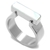 ANILLO CON NACAR BLANCO AQ