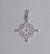 Dije mandala en plata 925