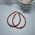 Pulsera cristales rojos y ojo protector con bolitas en plata 925