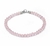 Pulsera cristal rosa