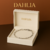Pulseira Paperclip - Aço Inoxidavel - Hipoalergénica - banhada a prata 925 com ajuste regulável - comprar online