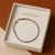 Pulseira Fita banhado a prata - comprar online
