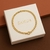 Pulseira curb flat banhado a ouro 18K - comprar online