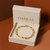 Pulseira Large Paperclip LIA banhado a ouro 18K - comprar online