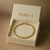 Tornozeleira Elos médios em aço inoxidavel banhado a ouro 18k - comprar online