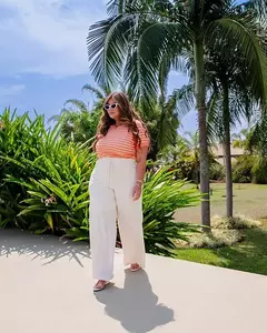 CALÇA EM AIRFLOW PANTALONA COM ELASTICO - comprar online