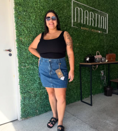 Saia Jeans Cargo - comprar online