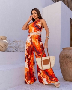 Macacão estampado