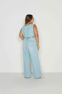 Calça Wide com Strass - Martini Moda