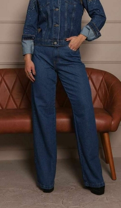 Calça Jeans Wide