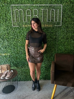 Shorts Saia Courino + cinto