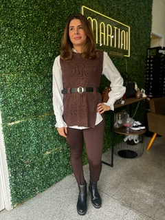 Trijunto - camisa+colete+cinto - Martini Moda