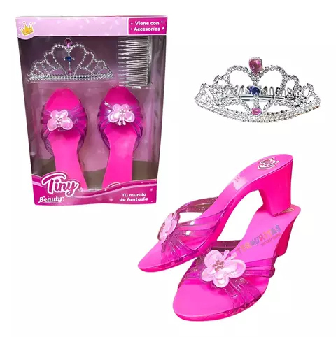 Zapatitos De Princesa Con Corona Juguete