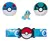 Pokemon Set De Cinturon Squirtle Con 2 Pokebollas en internet