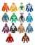 Aqua Monster Flex Muñeco Figura Estirable surtido