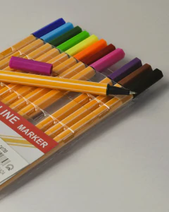 Kit 12 Canetas Hidrográfica Fineline 0.4mm - comprar online